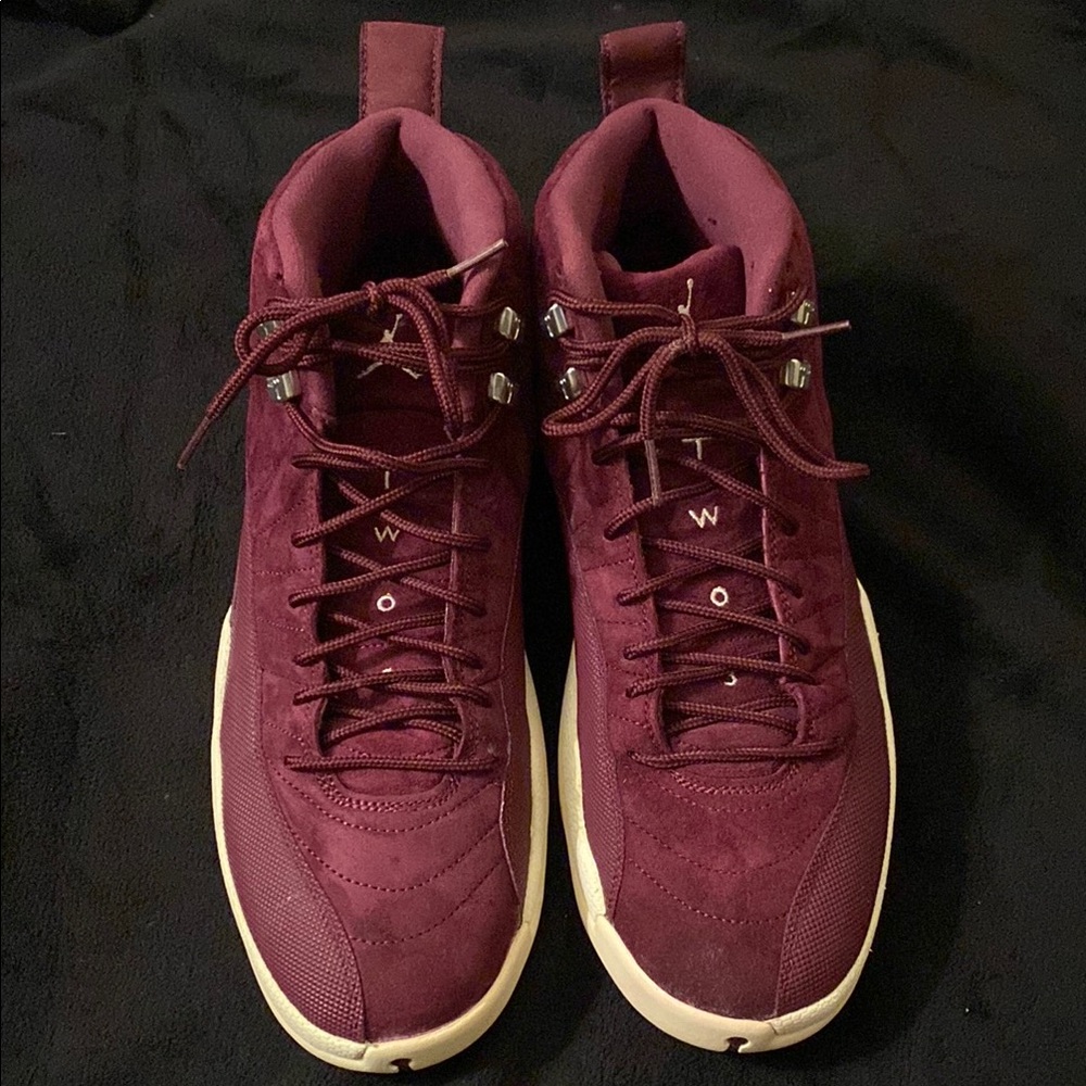 Air Jordan 12 Retro Burgundy Sneakers